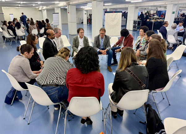 Pictured Above Gert Bos and Martin de Bruin during the Solutions Circles 2